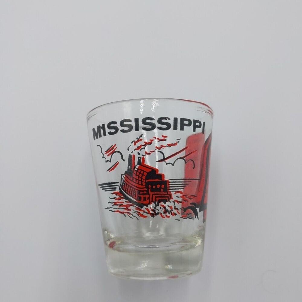 Mississippi souvenir shot‎ glass standard size